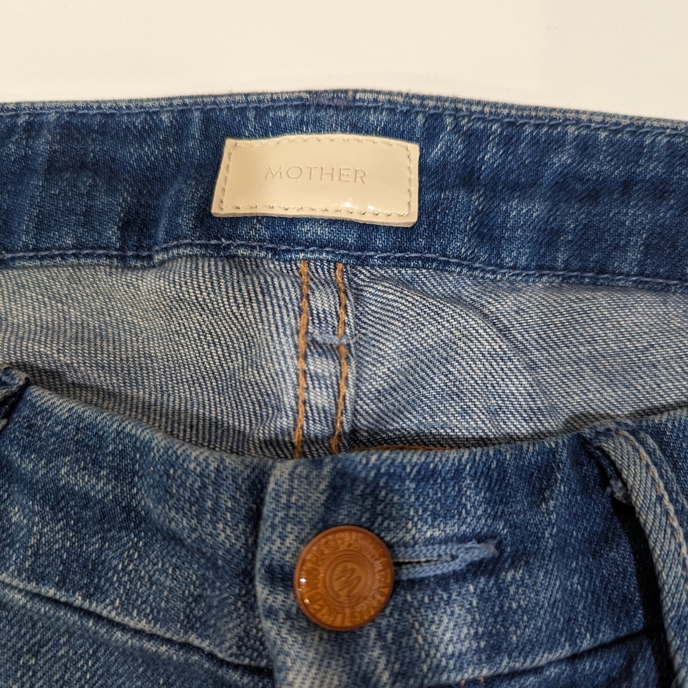 MOTHER The Looker Mid Rise Ankle Jeans - Rancho Diablo - Picture 3 of 7